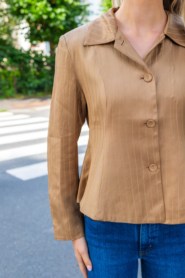 Tailored Blazer Camel