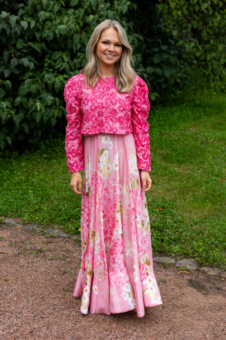 Organza Maxi Skirt Cherry Blossom