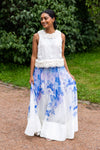 Organza Maxi Skirt Skylight