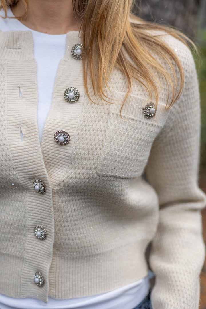 Gabor Cardigan Blanc Casse