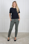 Zellaiw Flat Long Beltloops Agave Green