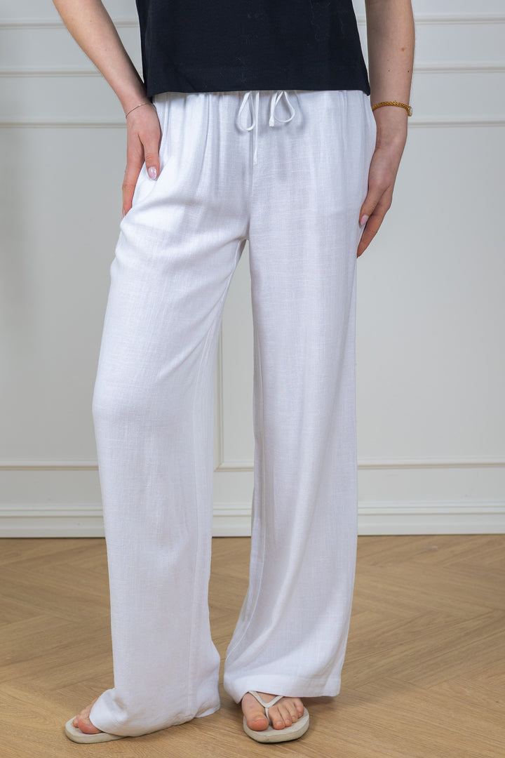Viva-Gulia Hw Long Sun Pant Snow White