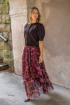 Midi Skirt Bordaux