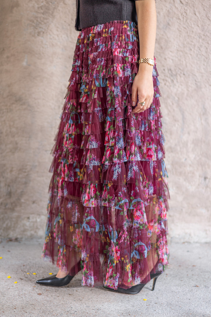 Midi Skirt Bordaux