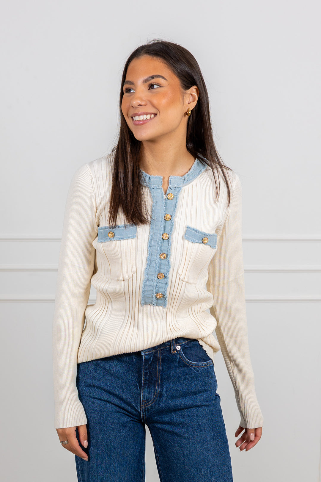 La Pullover White
