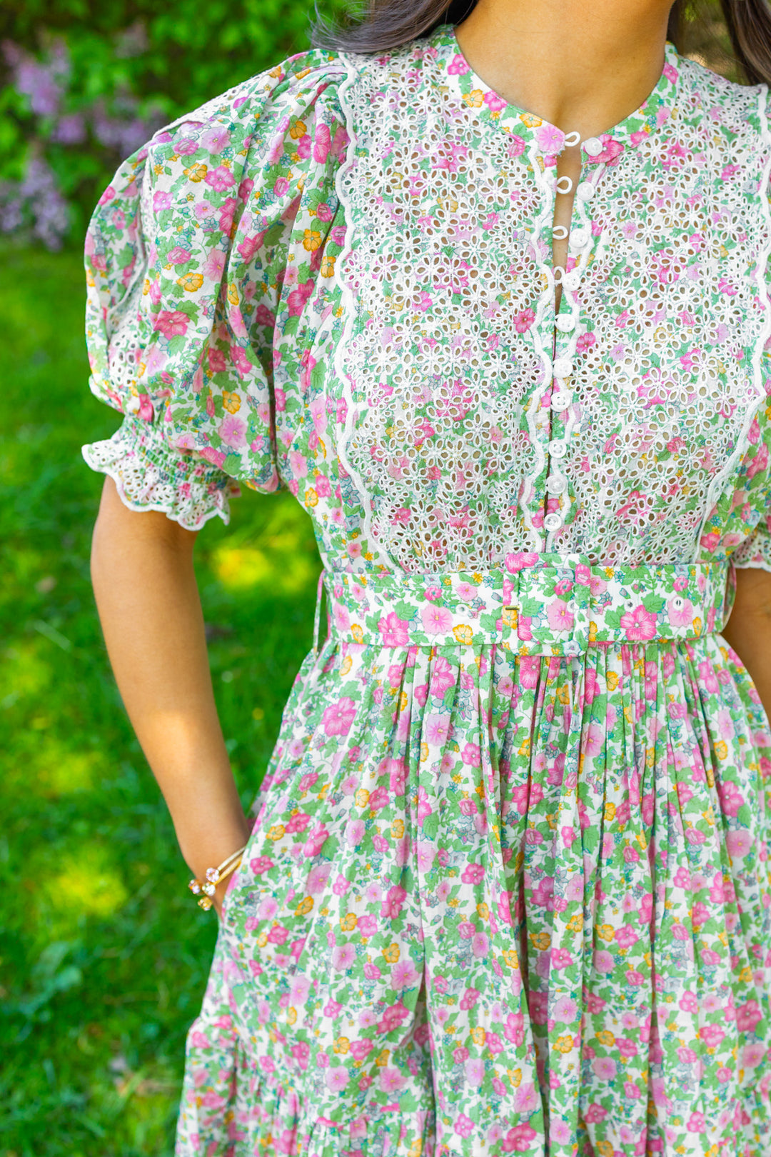 Cotton Slub Shift Dress Lush