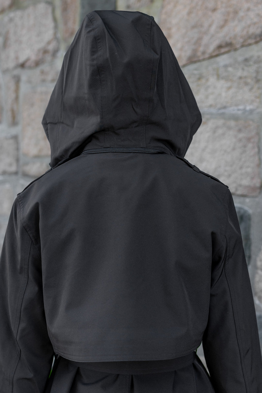 New Aline Tech Trenchcoat Black