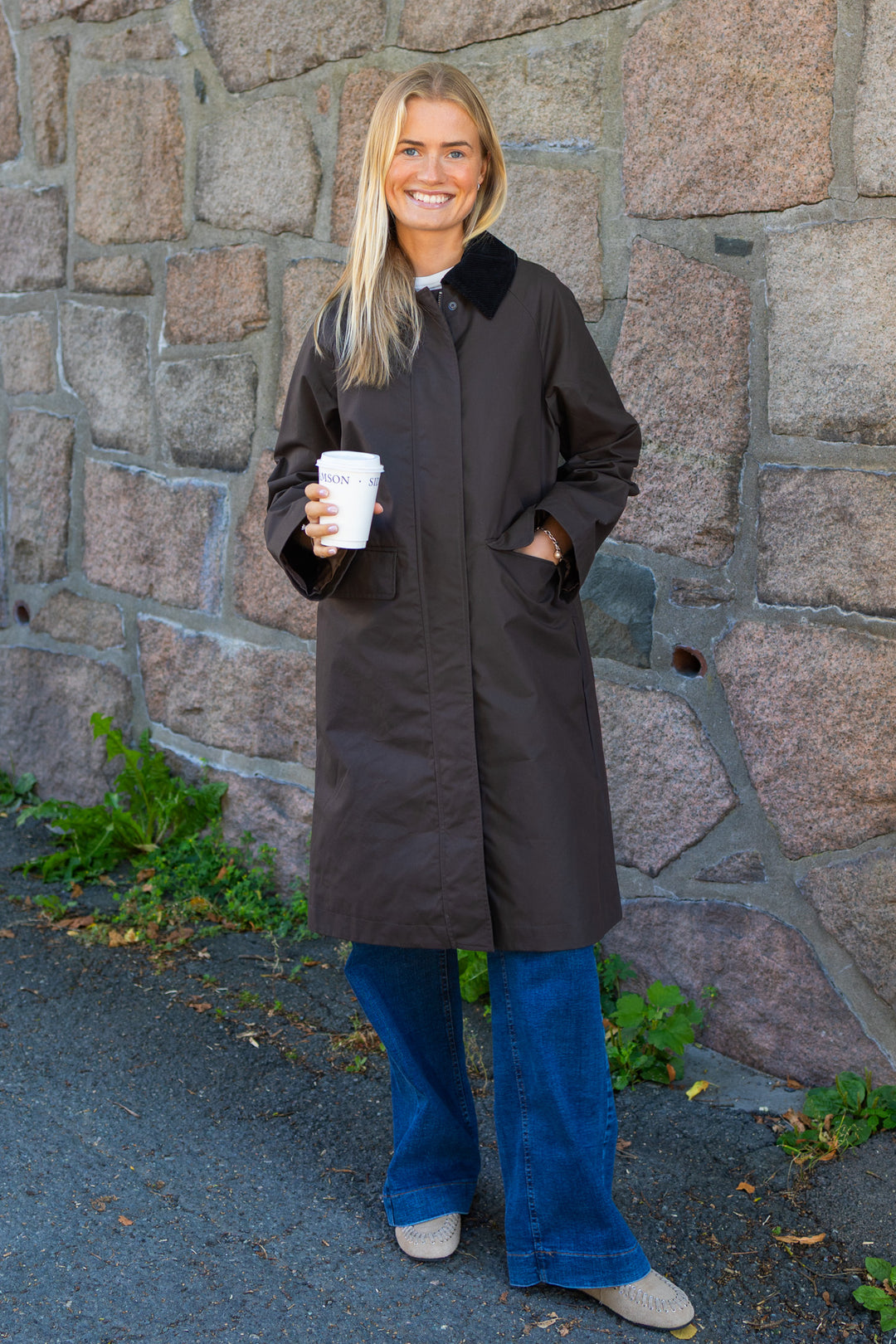 Wilma Waxed Coat Delicioso