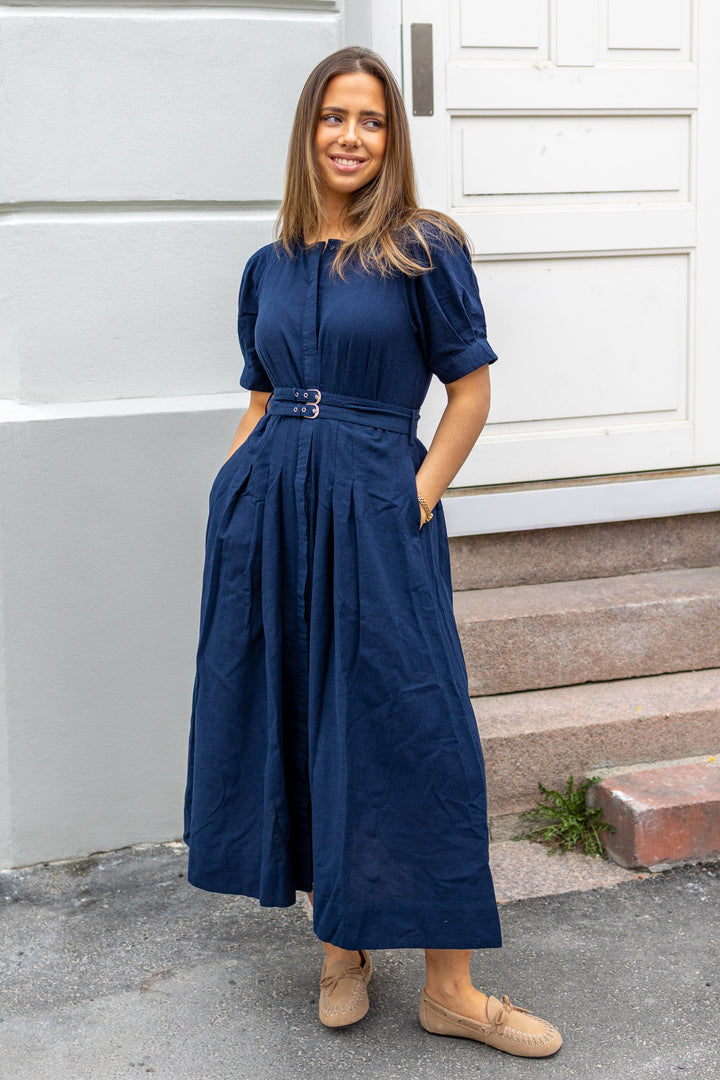 Maruma 2/4 Long Dress Navy Blazer