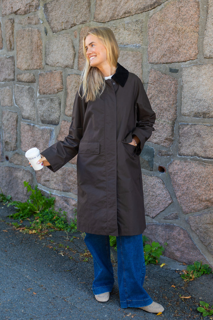 Wilma Waxed Coat Delicioso