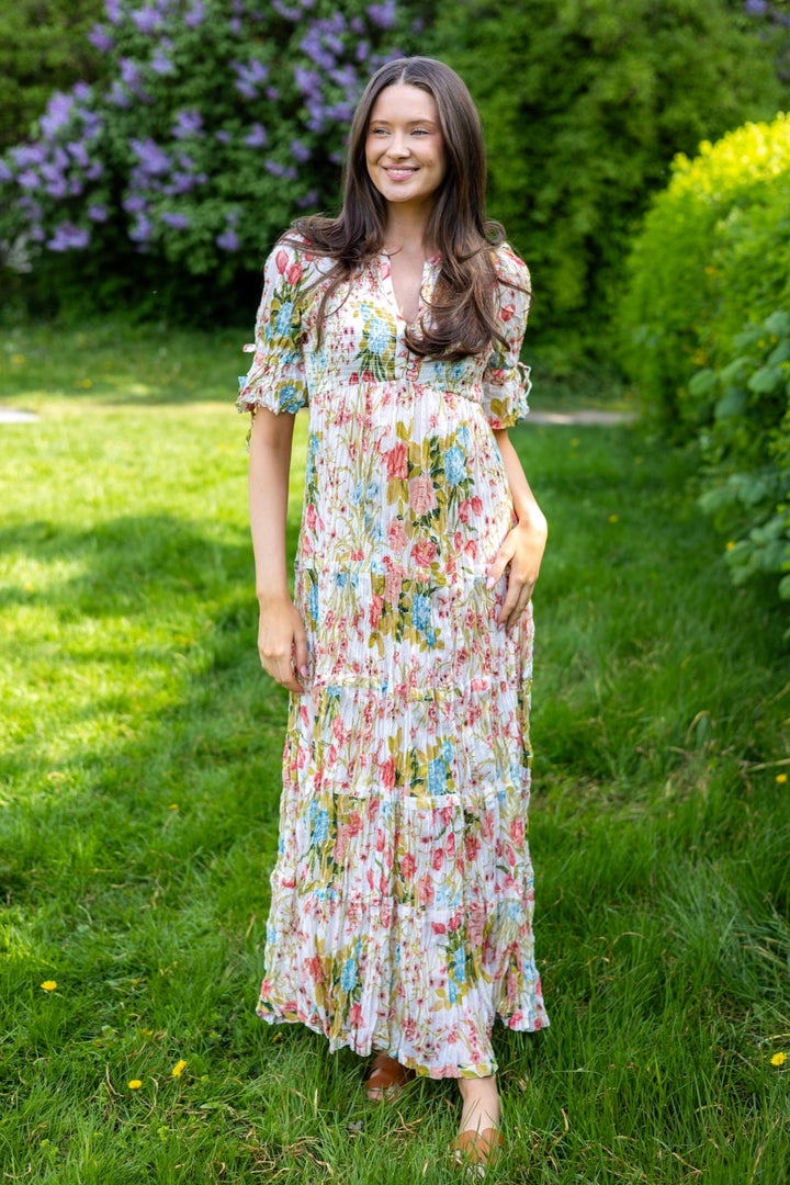 Bohemian Relaxed Dress Flower Field