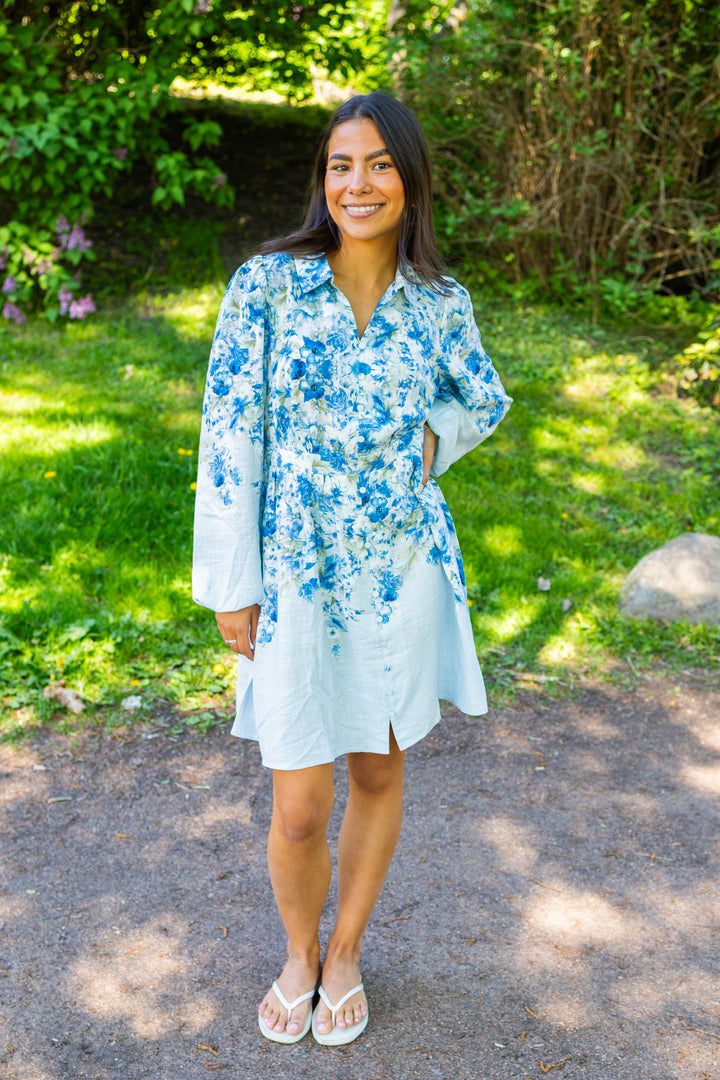 Cleo Ls Dress Skyway Cleo Print
