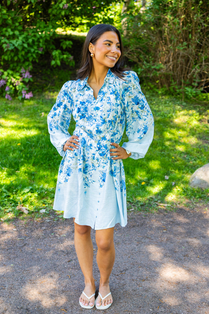 Cleo Ls Dress Skyway Cleo Print