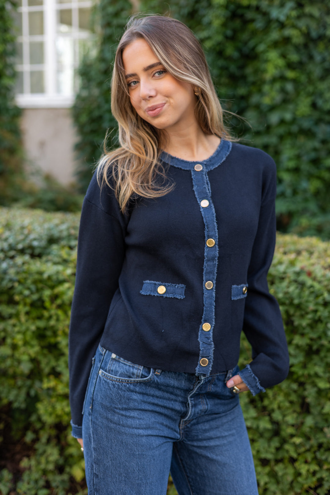 Jersey Jacket Navy