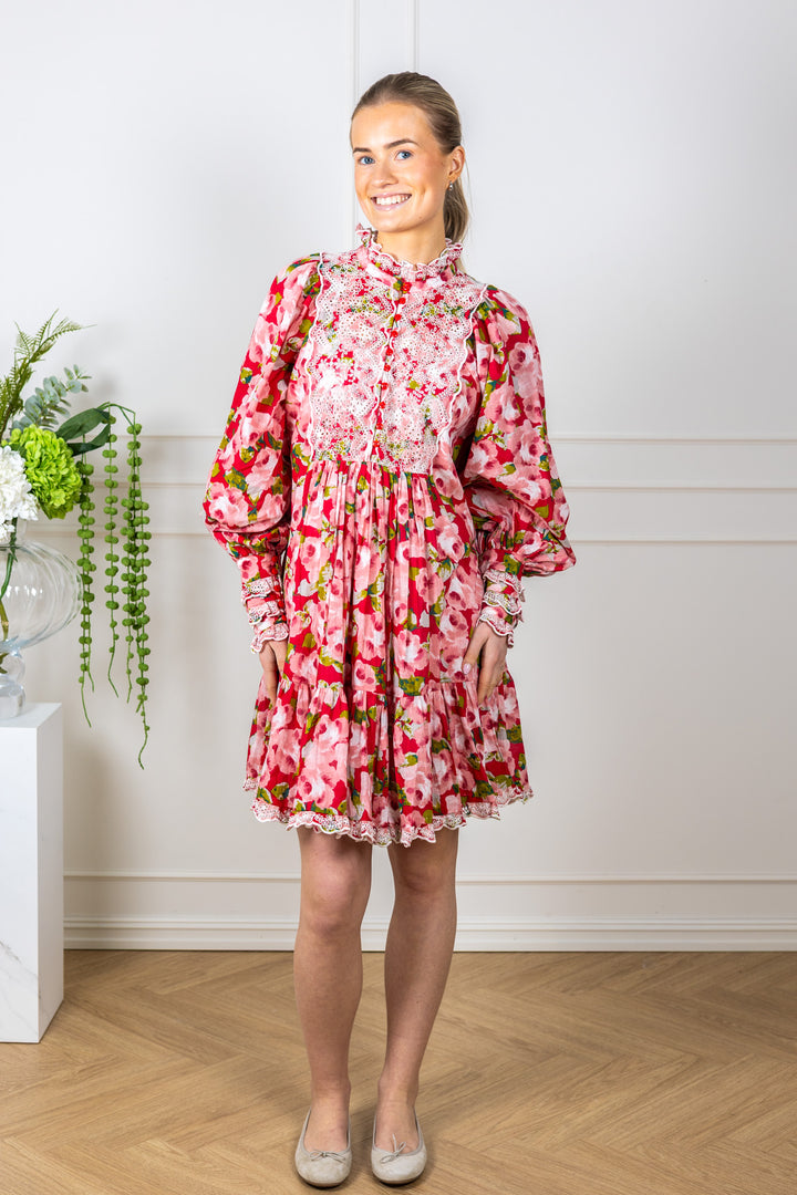 Cotton Slub Shift Dress Romace