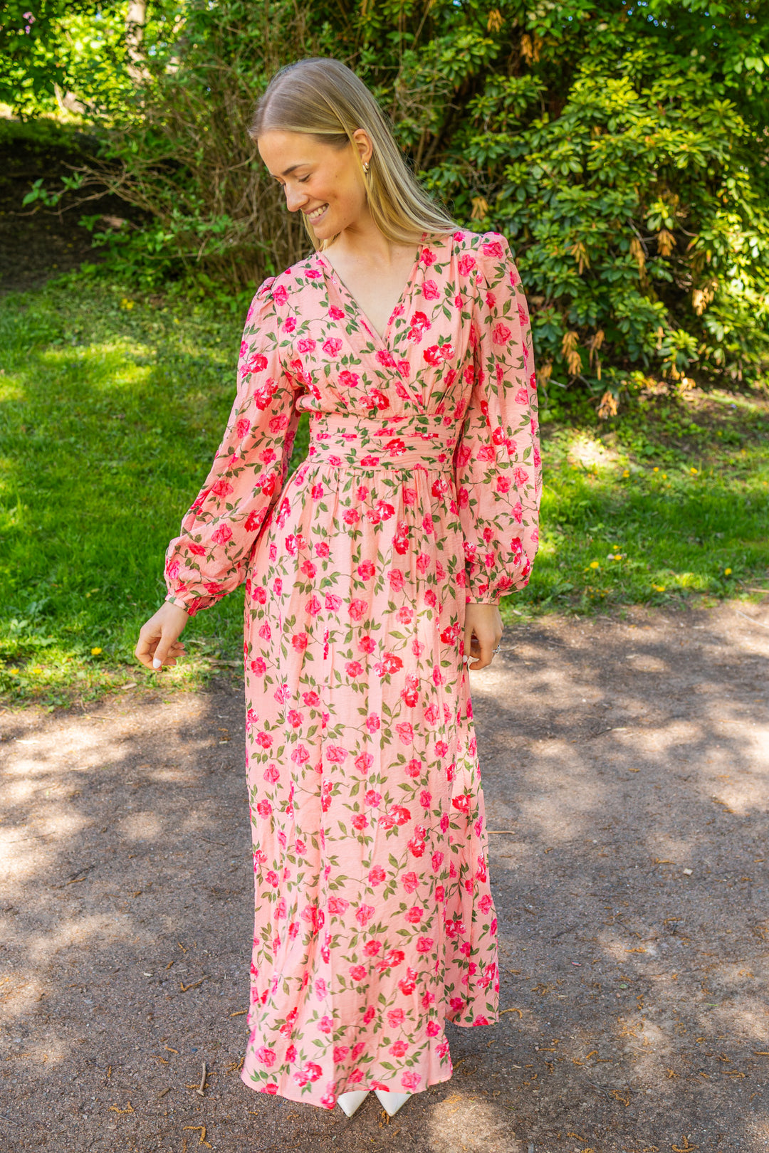 Viscose V-Neck Dress Elora