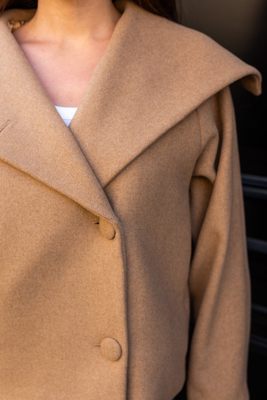 Perryiw Short Coat R Tobacco Brown