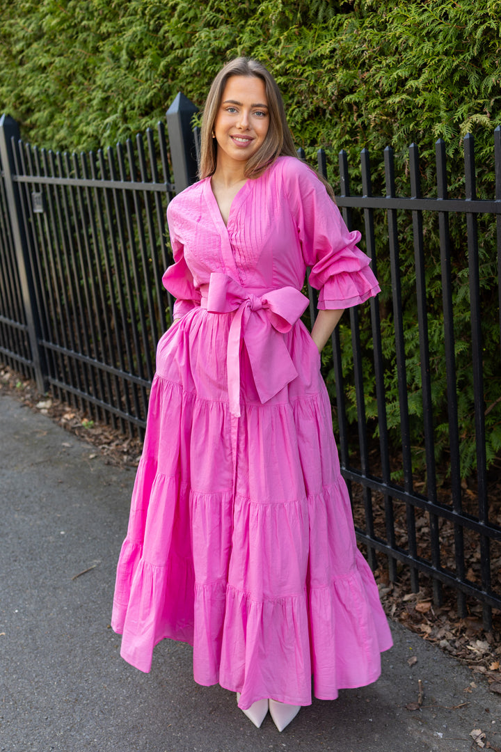 Coco Cotton Dress Pink
