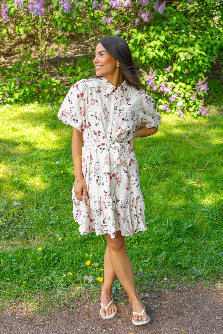 Tilera Ss Shirt Dress Birch New Botira Print