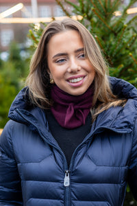 Maria Narrow Cashmere Scarf Fig