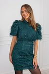 Ilza 2/4 Sequin Dress Ponderosa Pine