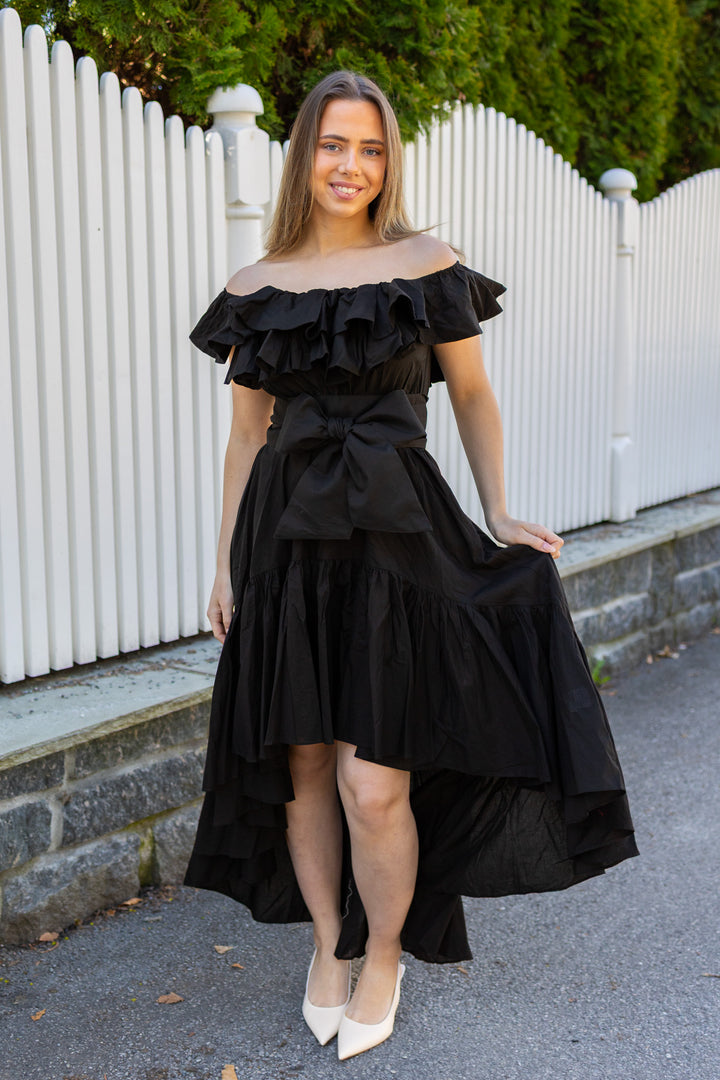 Senorita Cotton Dress Black