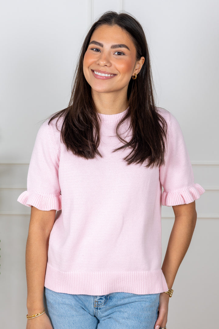 Colette Pullover Pale Rose