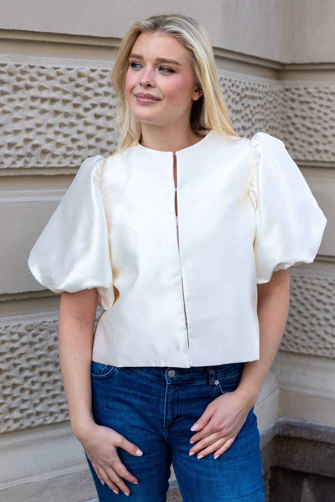 Cleo Blouse Ivory