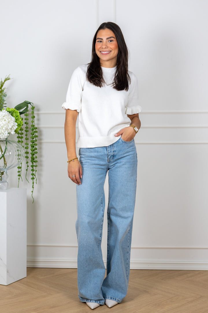 Colette Pullover White