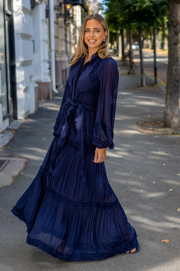 Violetta Maxi Dress Dark Blue