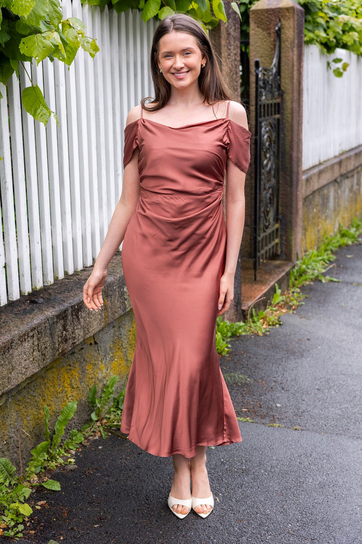 Lyra Dress Terracotta