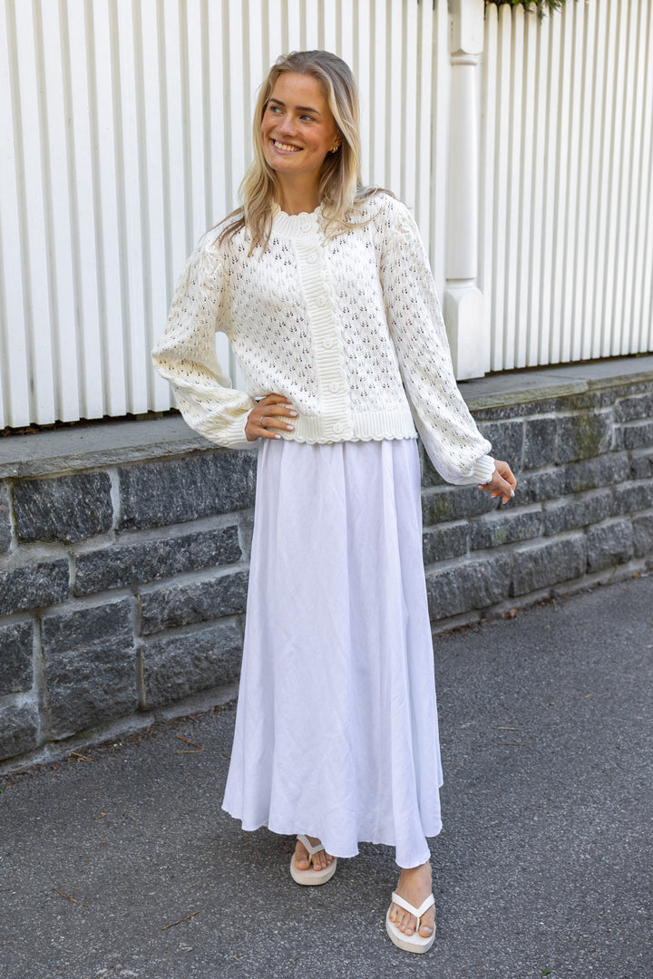 Alexandra Cardigan White