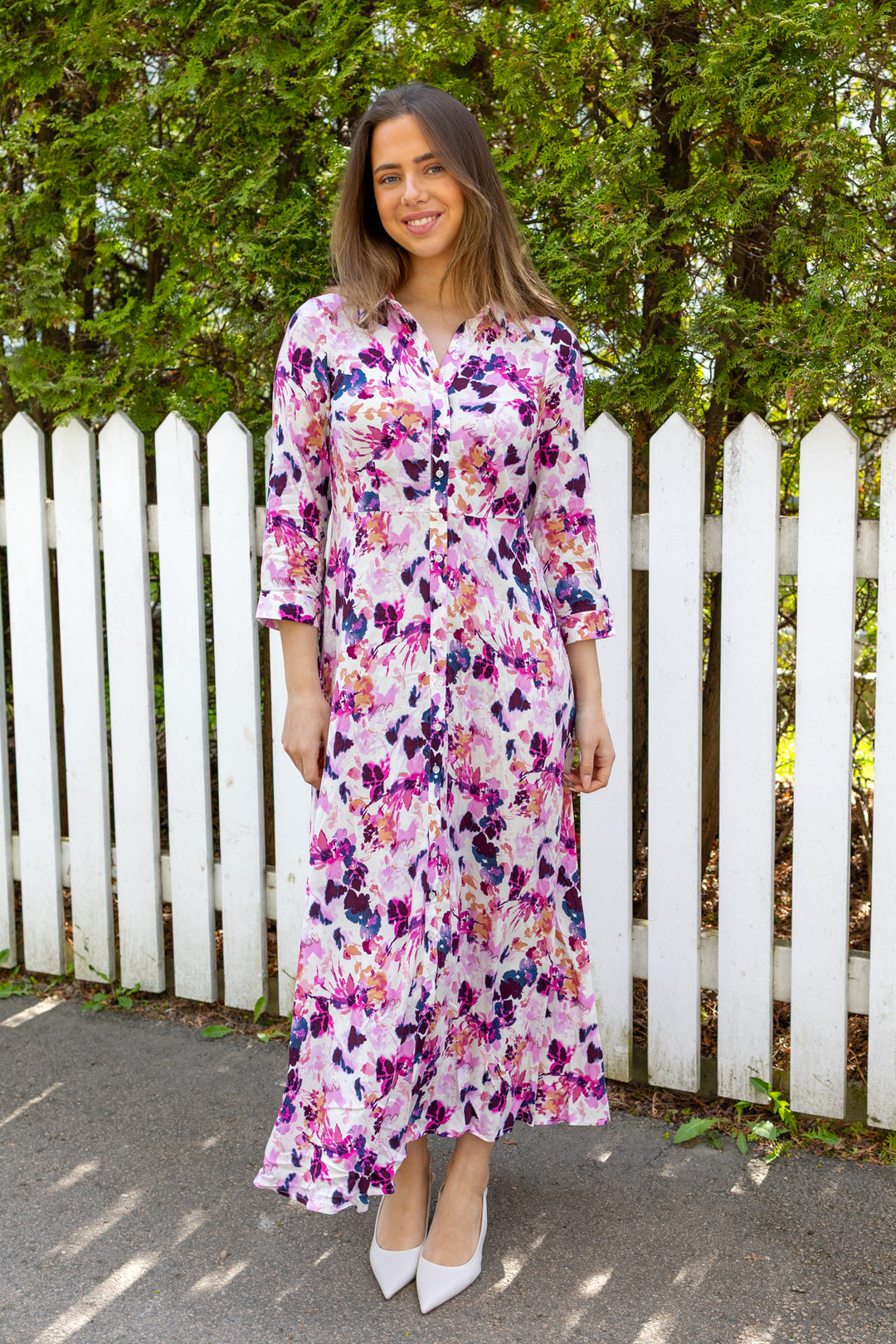 Savanna Long Shirt Dress Pristine Lynn
