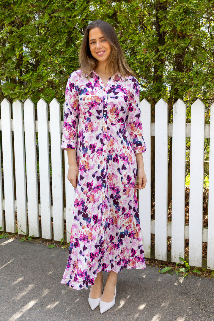 Savanna Long Shirt Dress Pristine Lynn