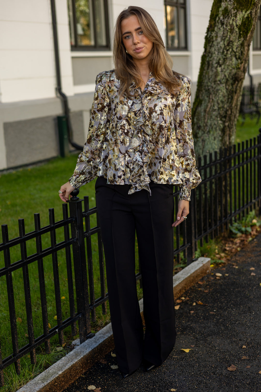 Georgette Blouse October Field