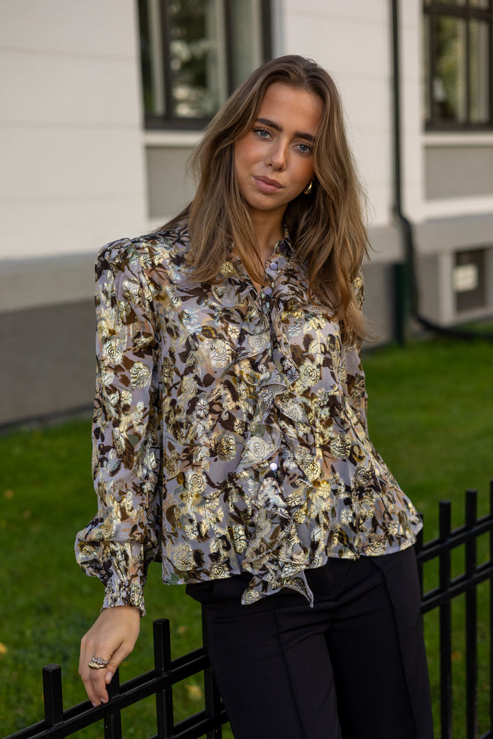 Georgette Blouse October Field