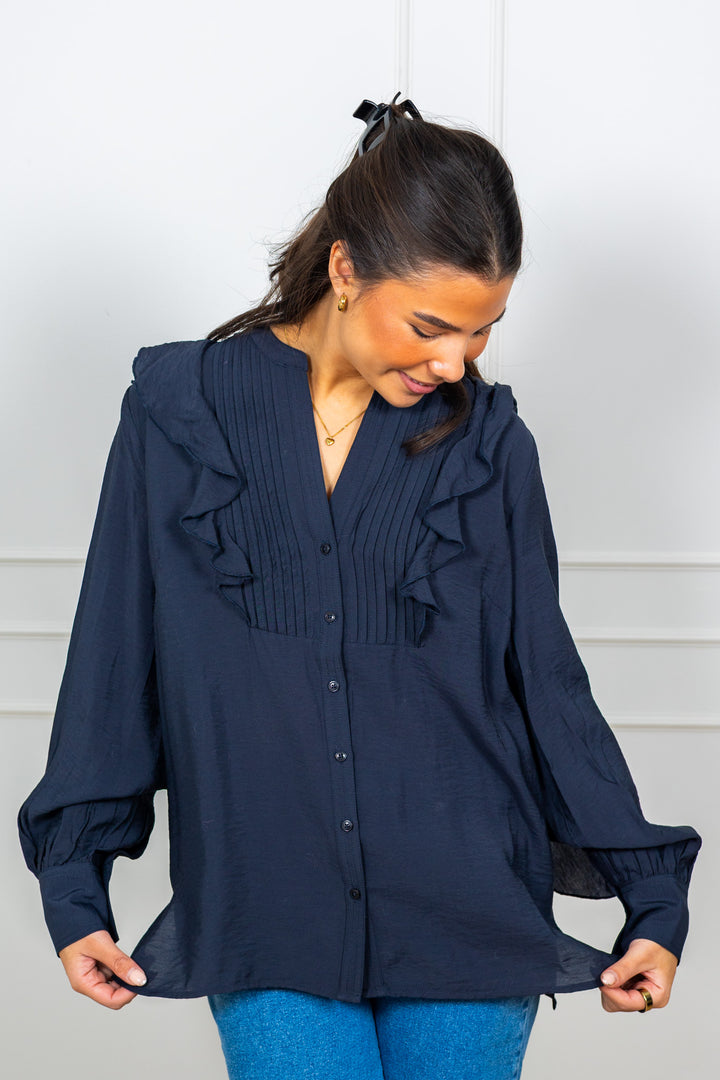 Stefani Shirt Dark Navy