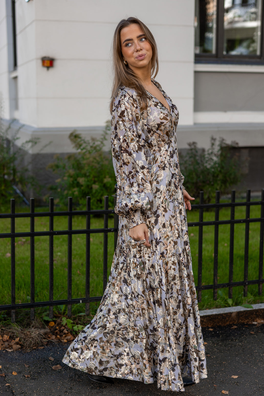 Georgette Gown October Field