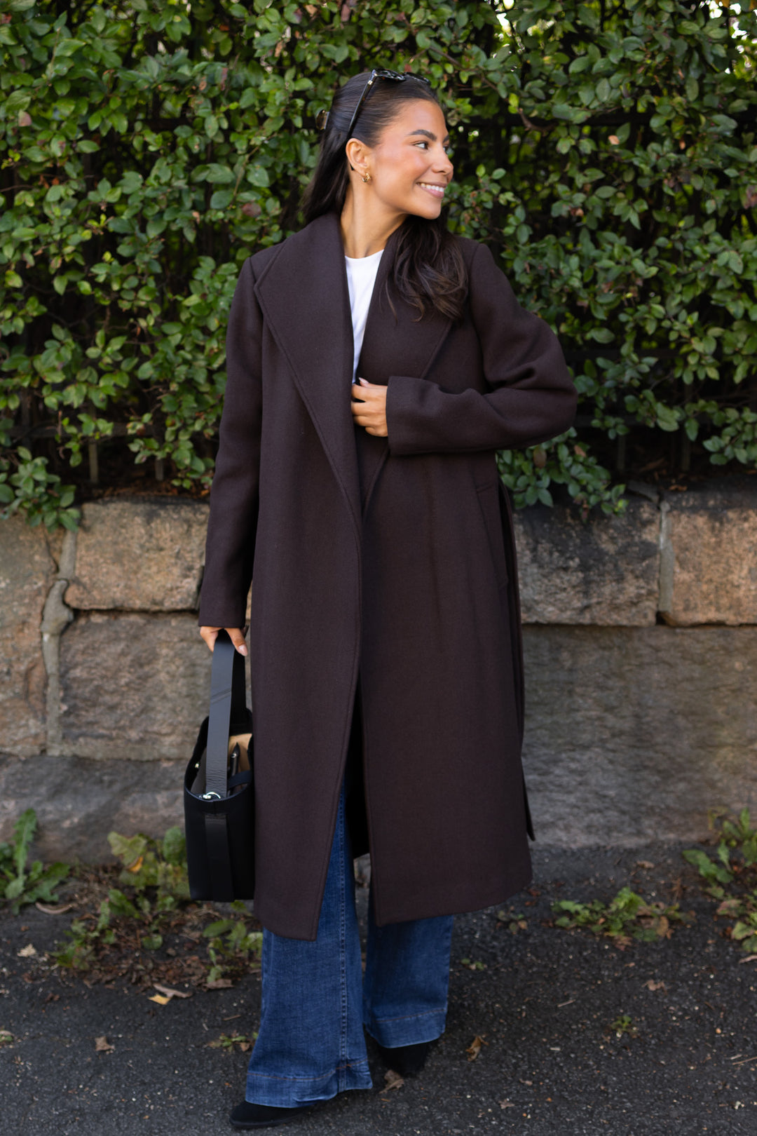Zia-Rosa Wool Blend Coat Delicioso Melange