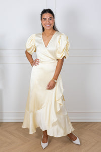Sinda Dress Pale Yellow