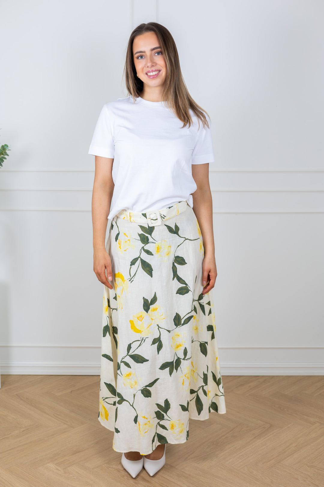 Linen Maxi Skirt Sunlight