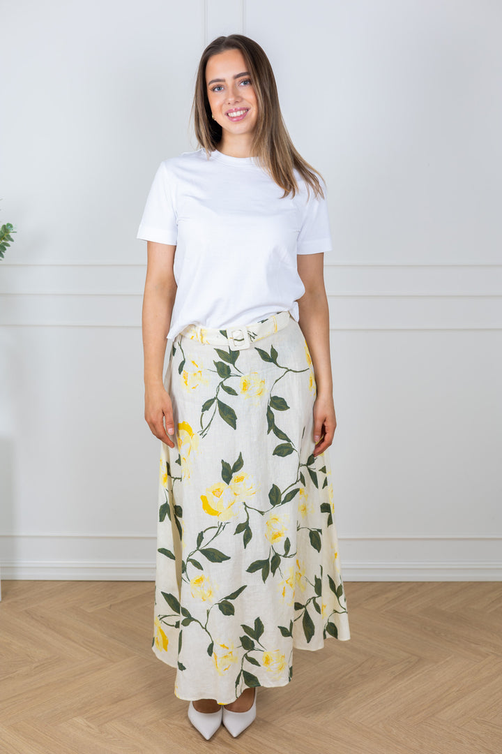 Linen Maxi Skirt Sunlight