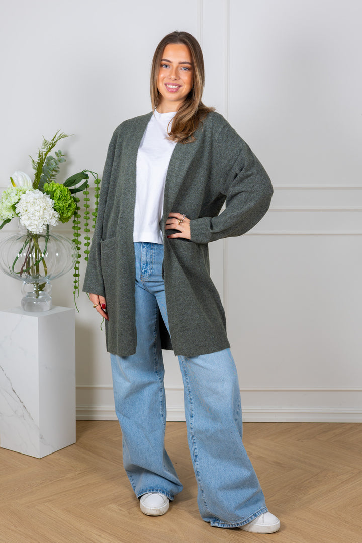 Guniiw Cardigan Mulled Basil Melange