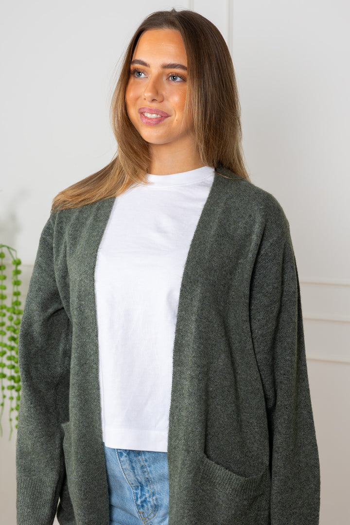 Guniiw Cardigan Mulled Basil Melange