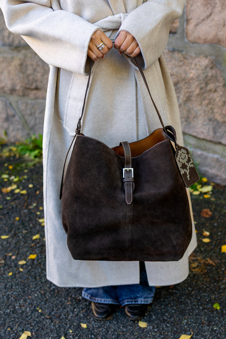 Suede Leah Bag Chocolate Torte