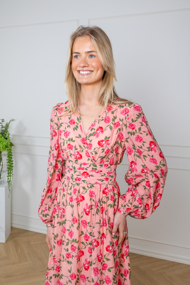 Viscose V-Neck Dress Elora