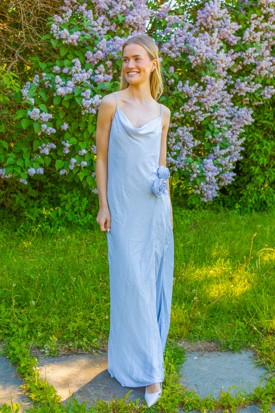 Lojsan Dress Pale Blue