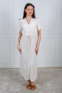 Viva-Damina Ss Ankle Sun Dress Sandshell