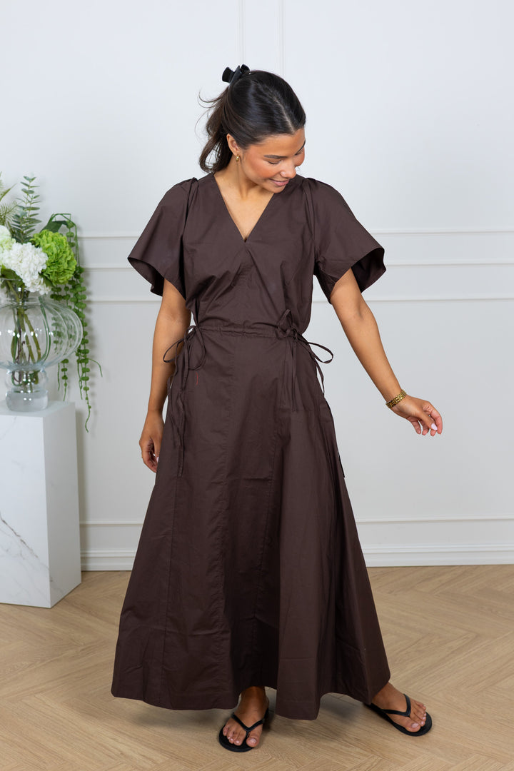 Raveniw Dress Coffee Bean