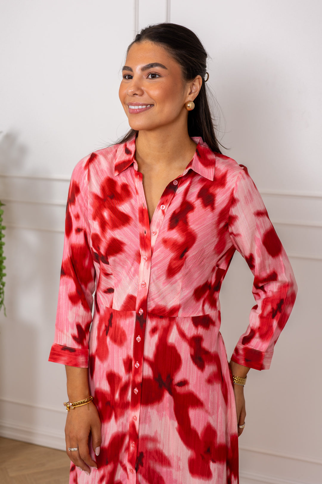 Savanna Long Shirt Dress Moonlite Mauve Cammy
